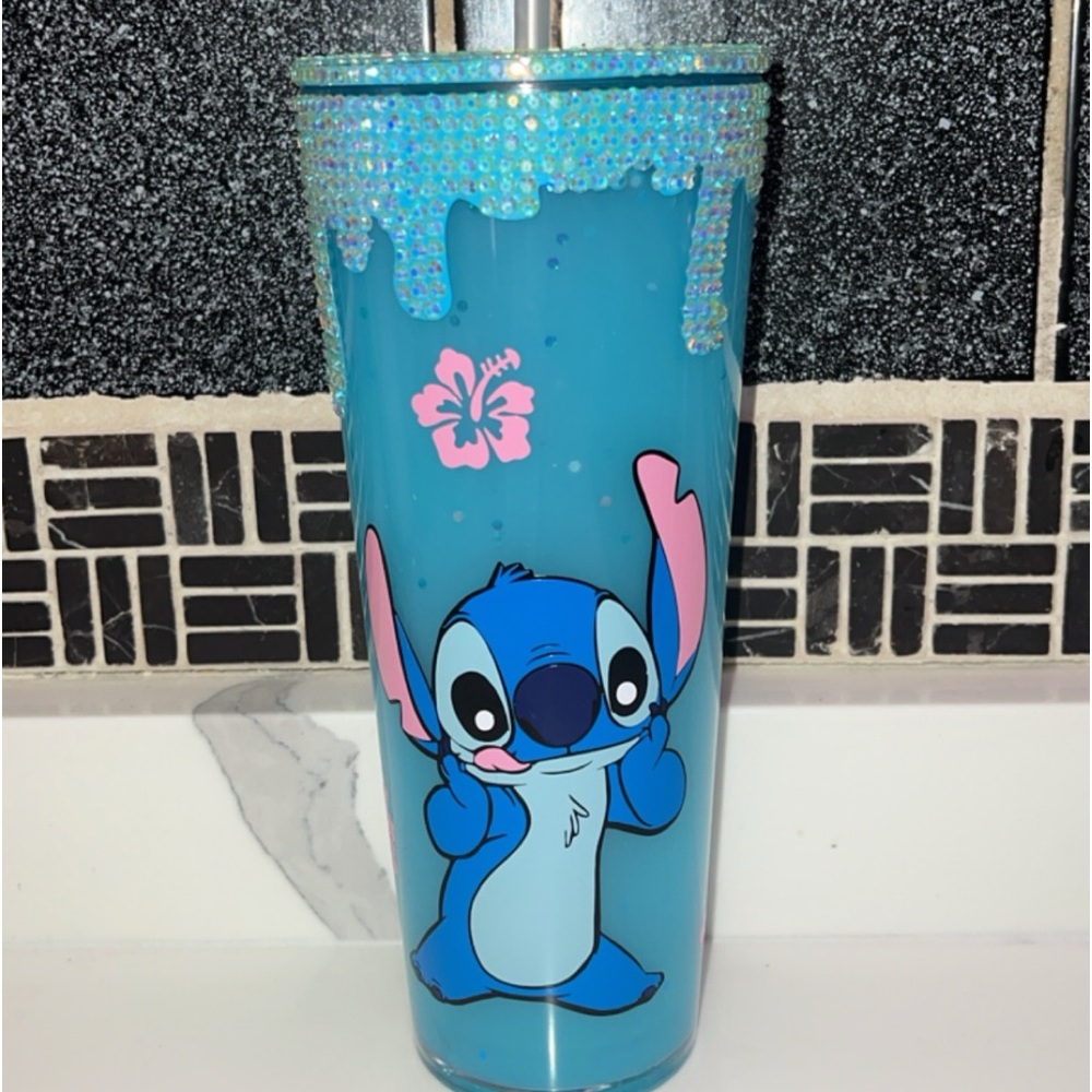 Stitch Snowglobe Tumbler